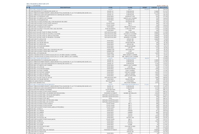 do professional accounting and bookkeeping in excel or erp